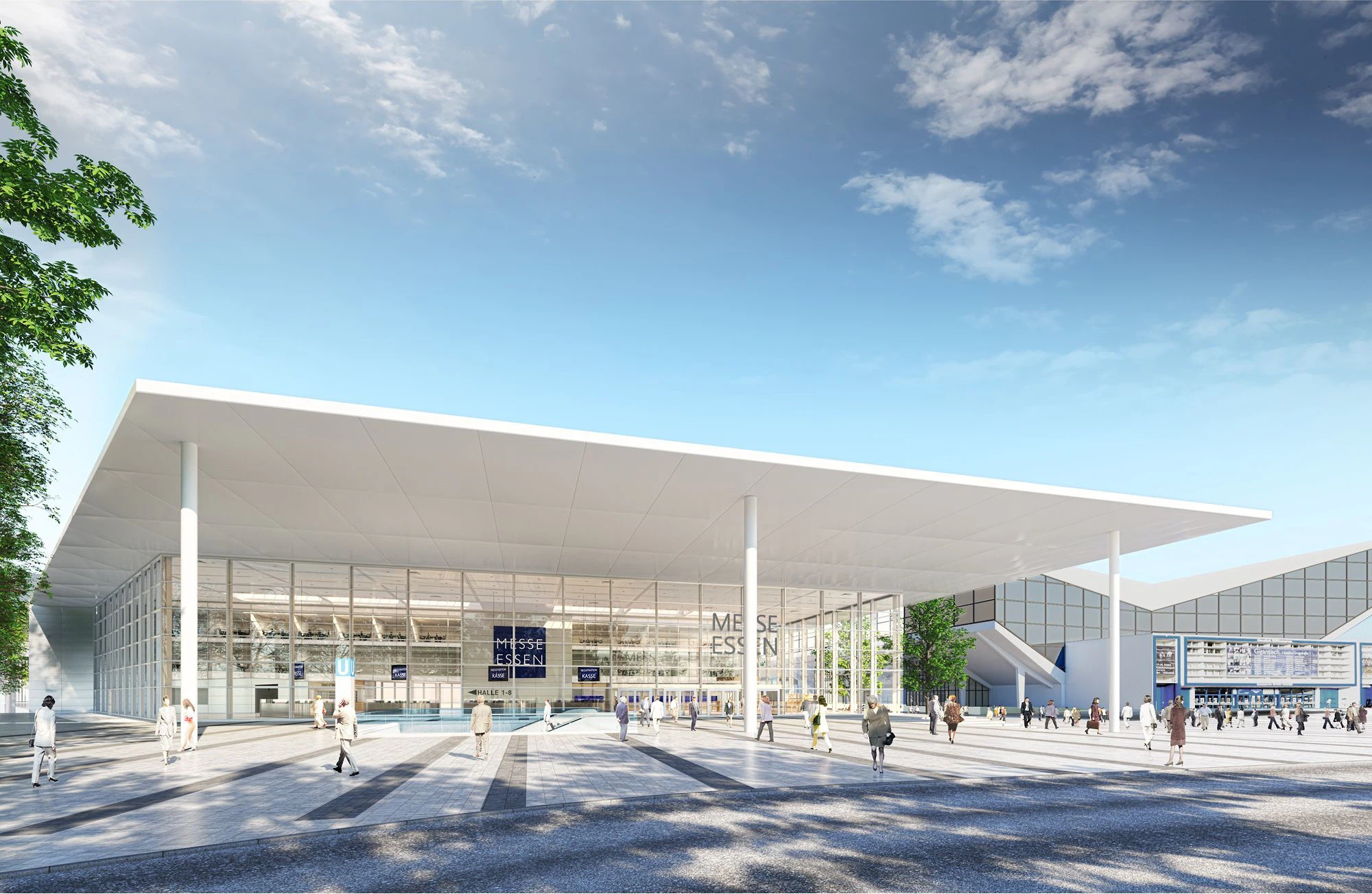 Visualisierung: © sop architekten, Messe Essen
