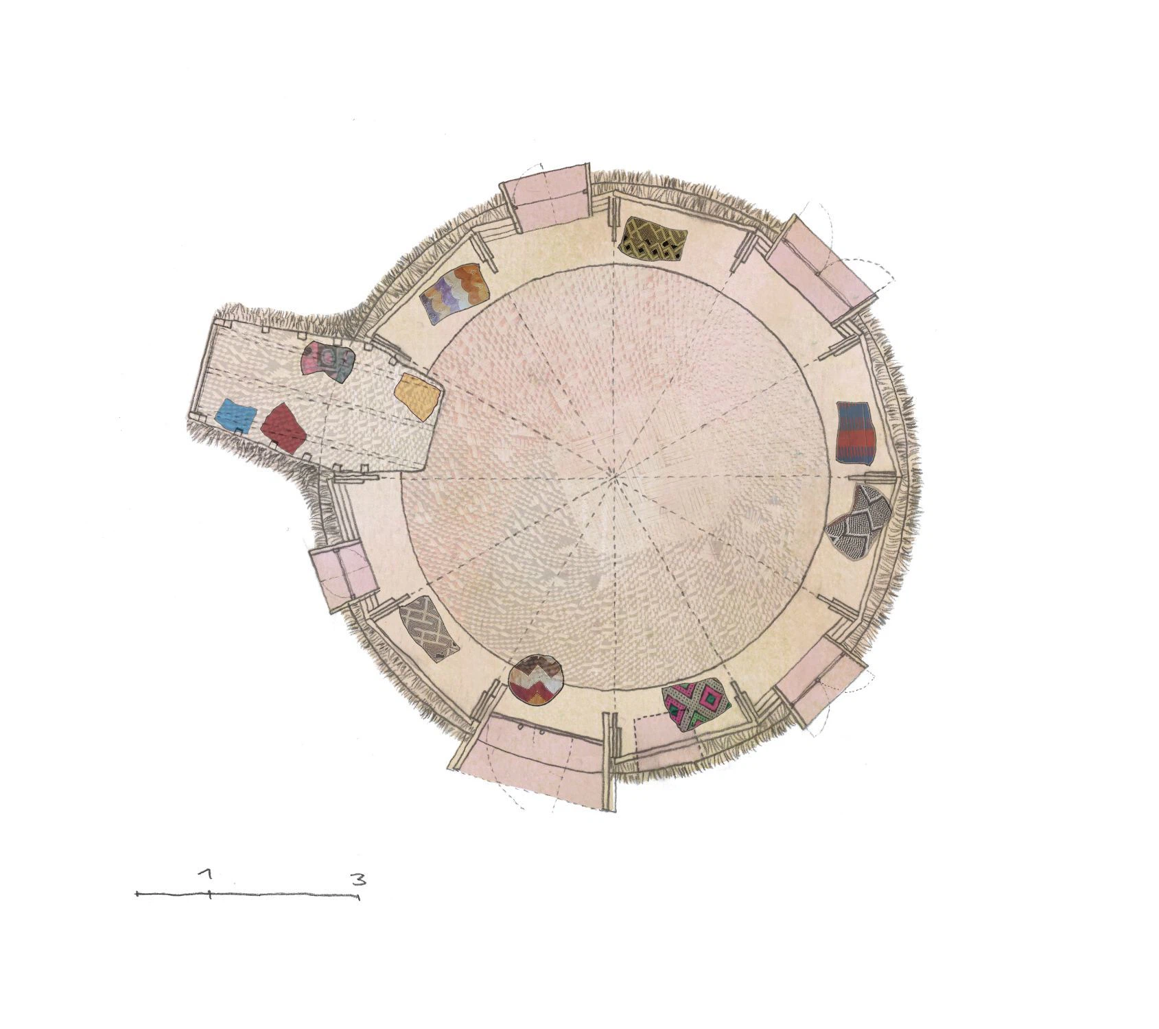 Plans and drawings © Studio Anna Heringer