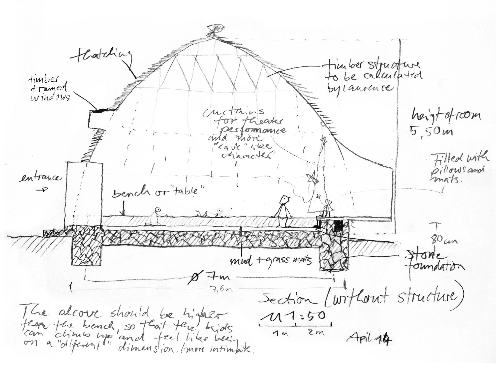 Plans and drawings © Studio Anna Heringer