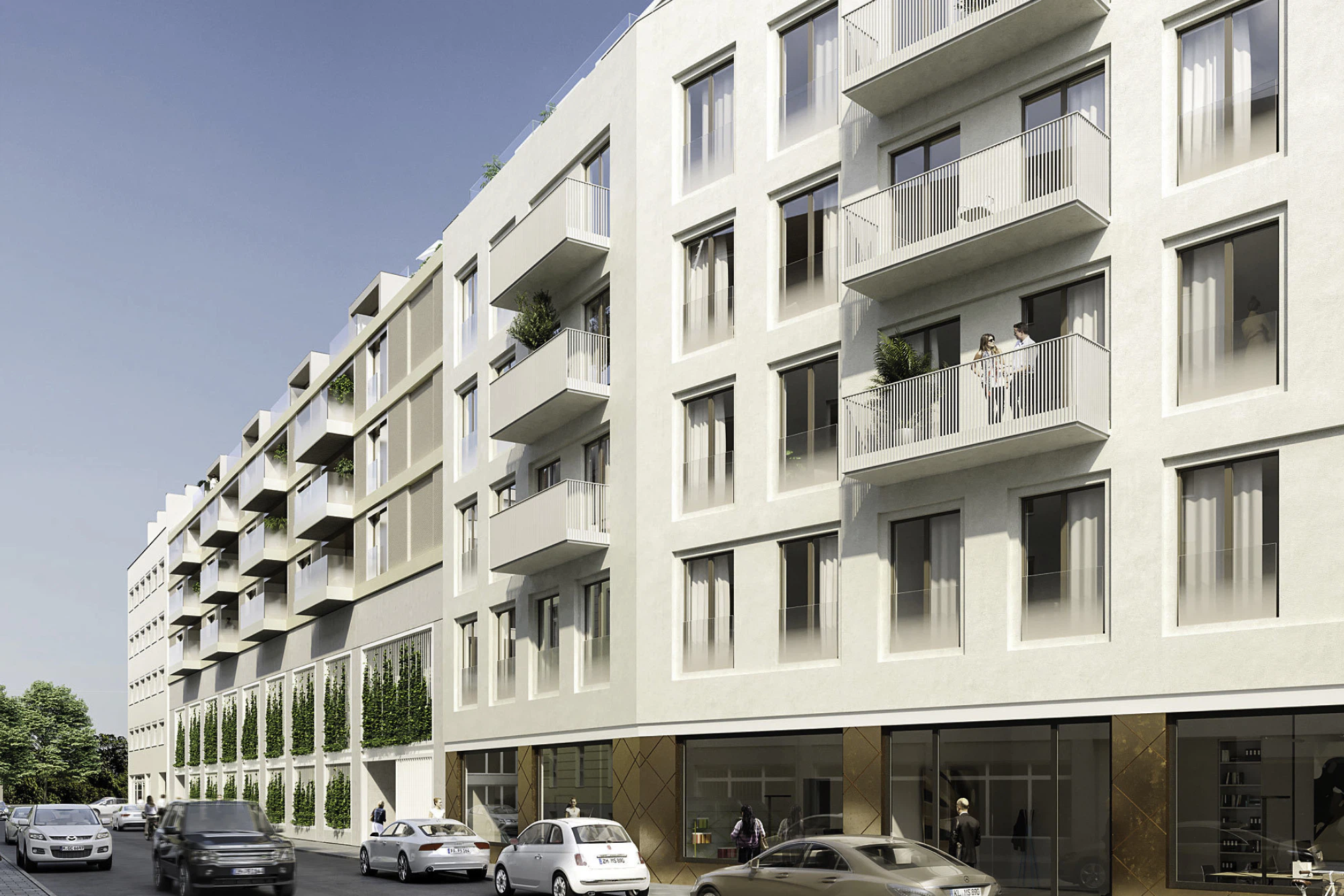 Visualisierung Oliv Architekten
