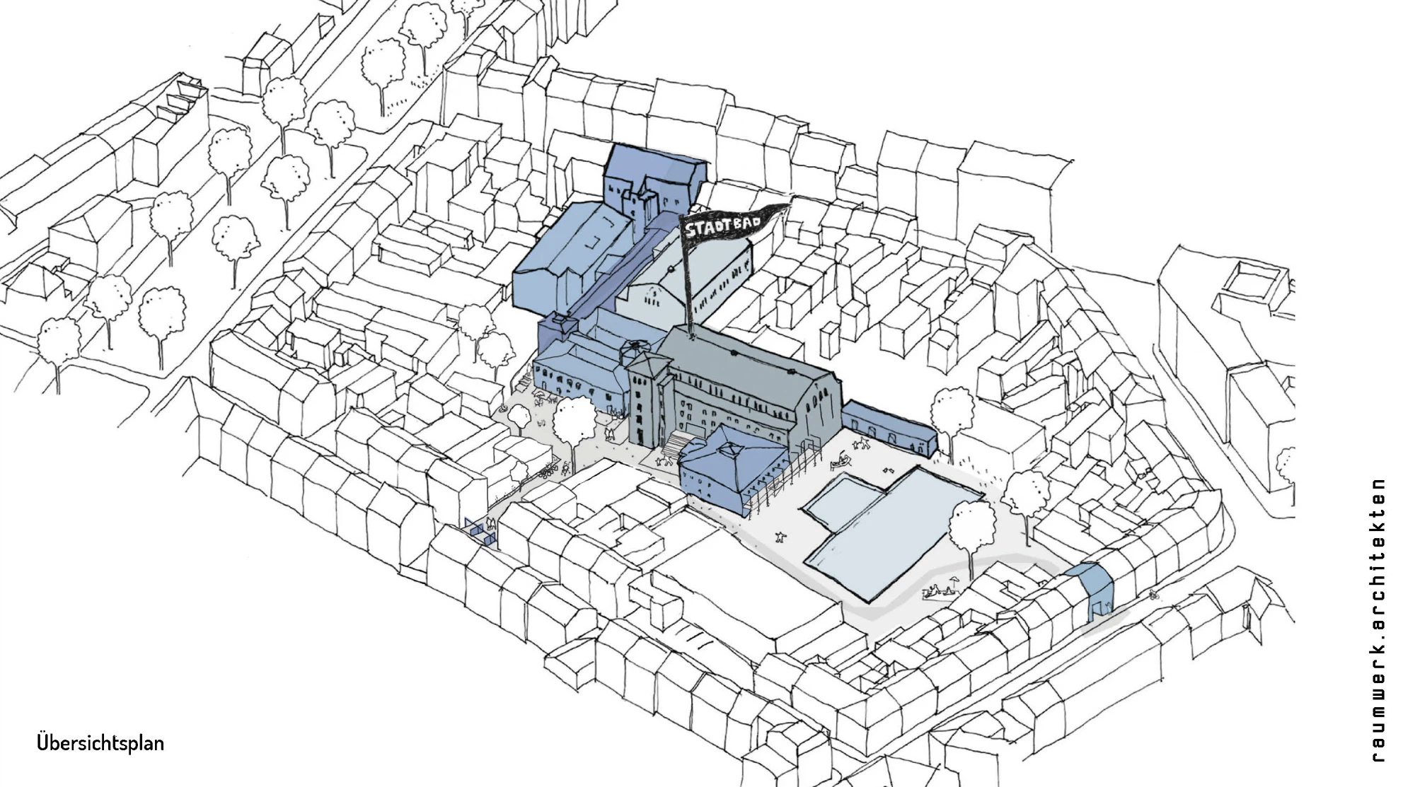 raumwerk.architekten / Skizze: Viviane Bonfanti