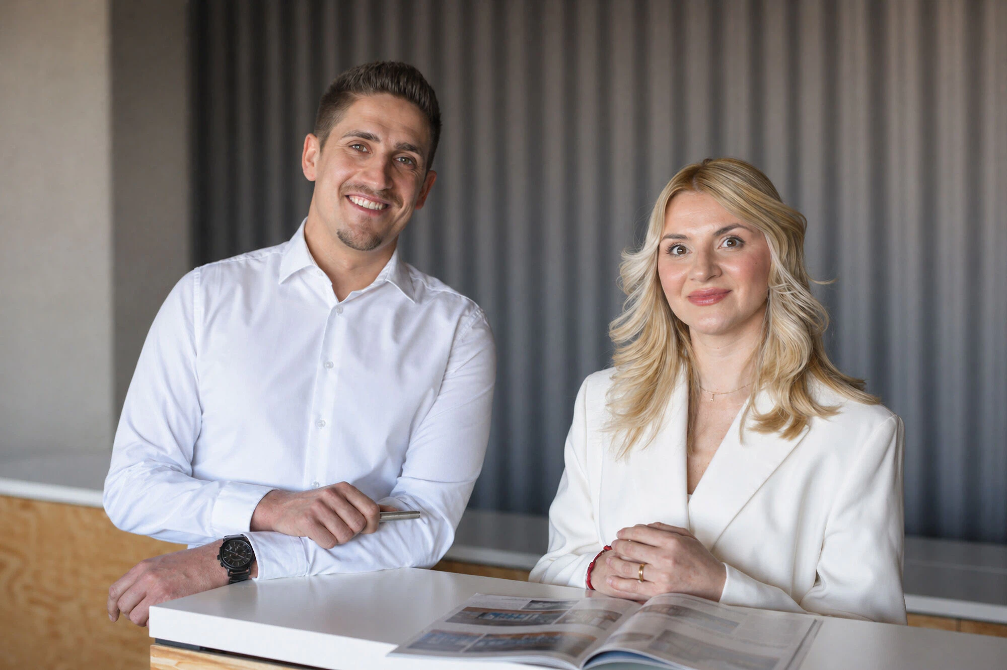 Schmidt Plöcker Architekten (v.l.n.r. Haroon Sajjad und Elena Georgieva)
