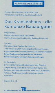 huber staudt architekten bda -  Symposien, Vortr&auml;ge, F&uuml;hrungen